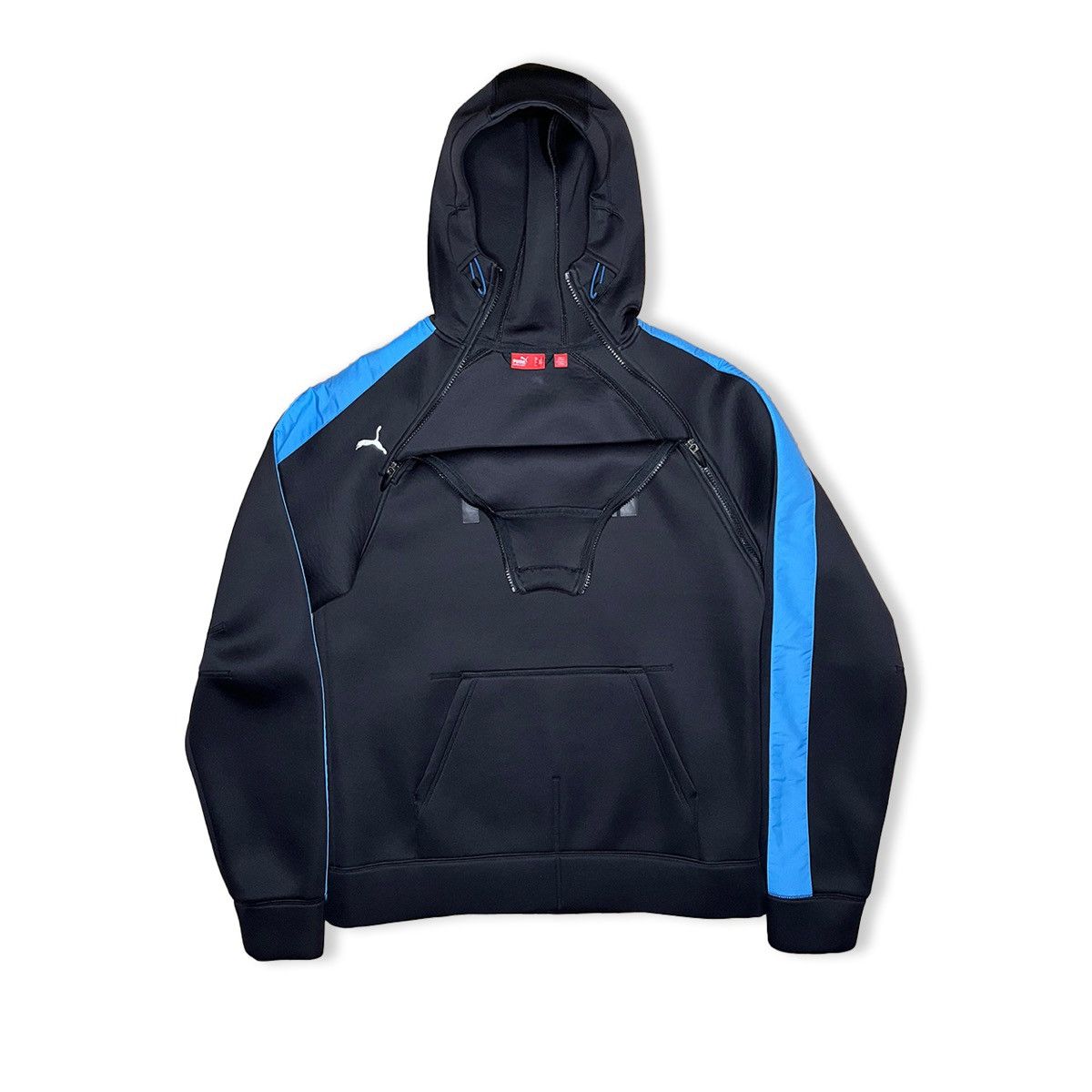 Puma 2000’s Puma Scuba Dual Zip Technical Hoodie Size US L / EU 52-54 / 3 - 3 Thumbnail