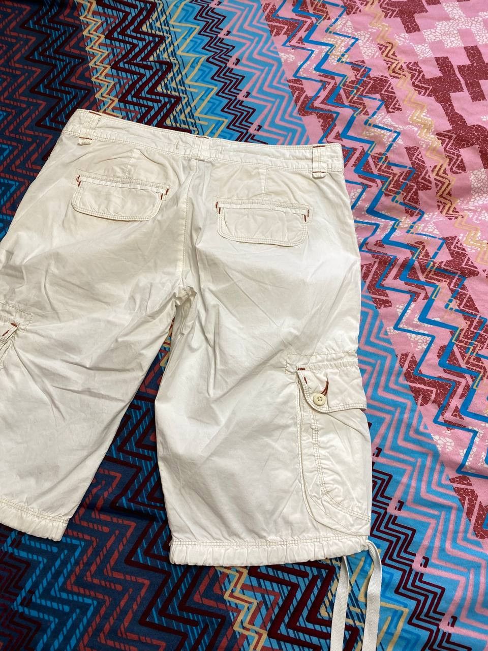 Ralph Lauren denim shorts Ralph Lauren white streetwear Vintage Y2K Size US 26 / EU 42 - 14 Thumbnail