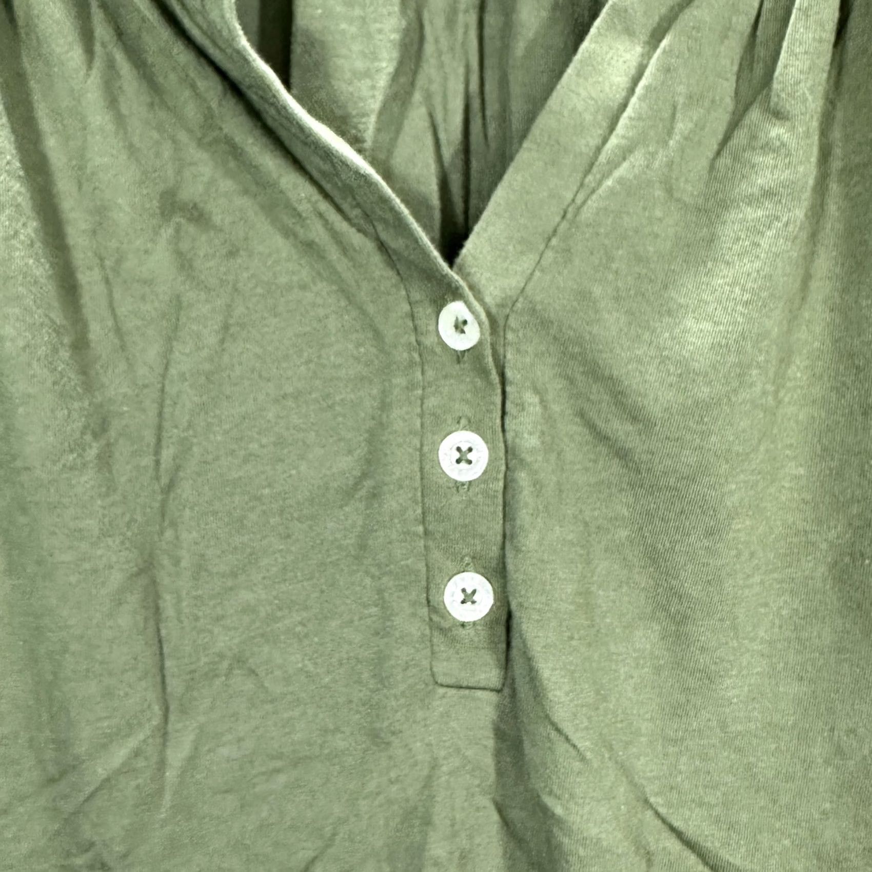 Polo Ralph Lauren Polo Ralph Lauren Polo Jeans Co Top Womens S Green 3/4 Sleeve Henley Vintage Cotton Knit Button Logo Casual Shirt Ladies Size S / US 4 / IT 40 - 4 Thumbnail