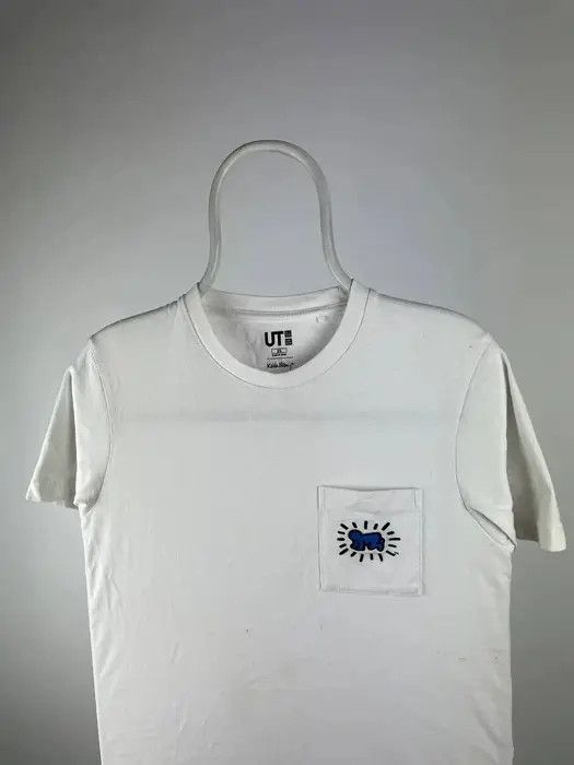 Japanese Brand Uniqlo keith haring T-shirt Size XS white pocket logo Size US XS / EU 42 / 0 - 3 Thumbnail