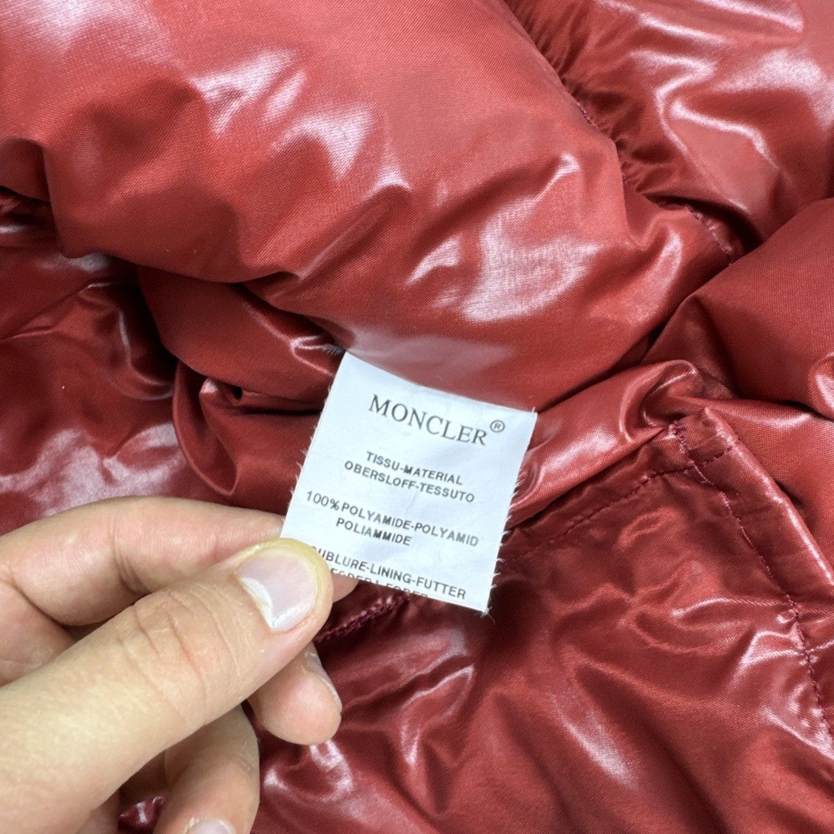 Moncler Vintage Moncler Shiny Red Down Puffer 90s 00s Size XS-S Size US S / EU 44-46 / 1 - 17 Thumbnail