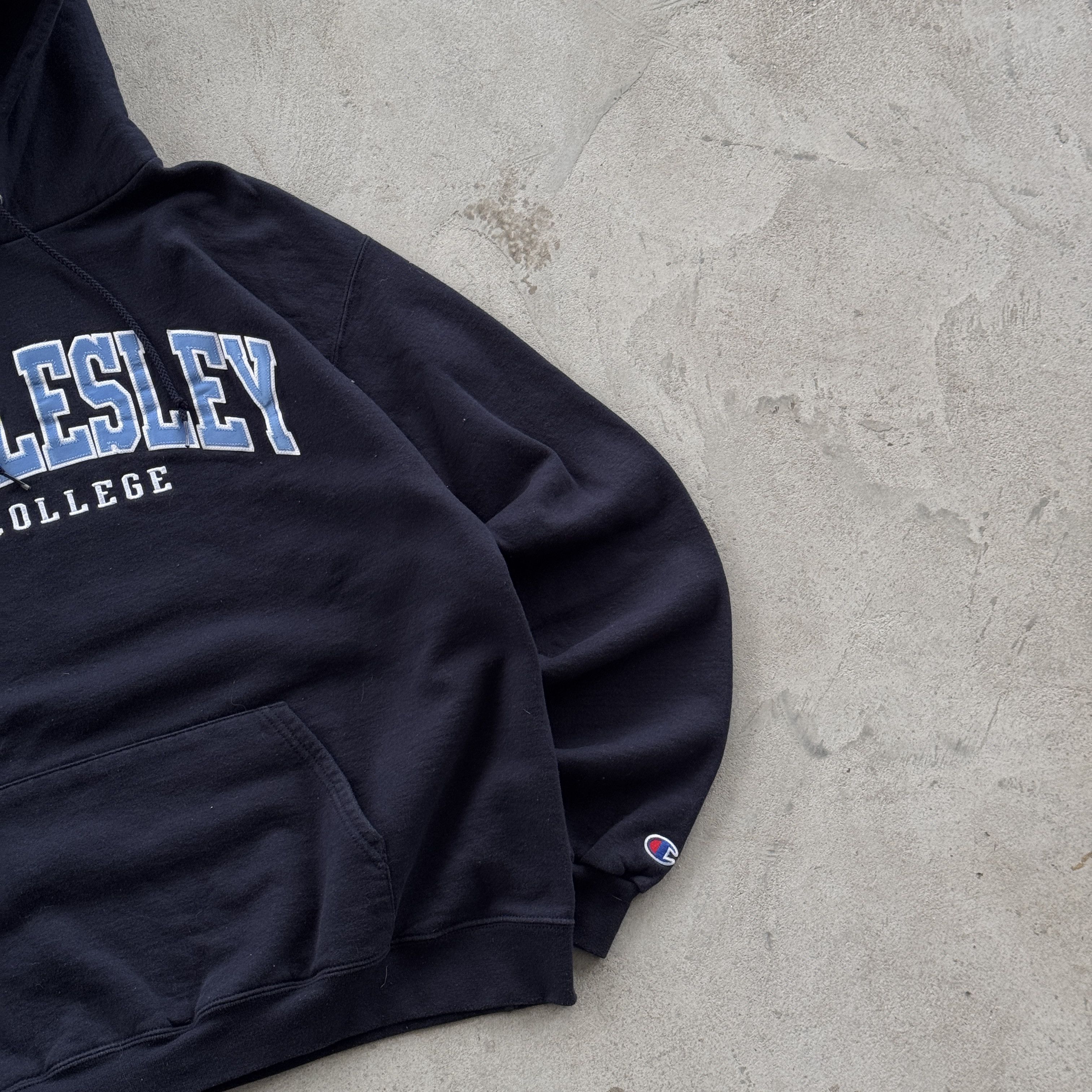 Champion Vintage Champion Wellesley College Hooded Sweatshirt Size US L / EU 52-54 / 3 - 2 Thumbnail