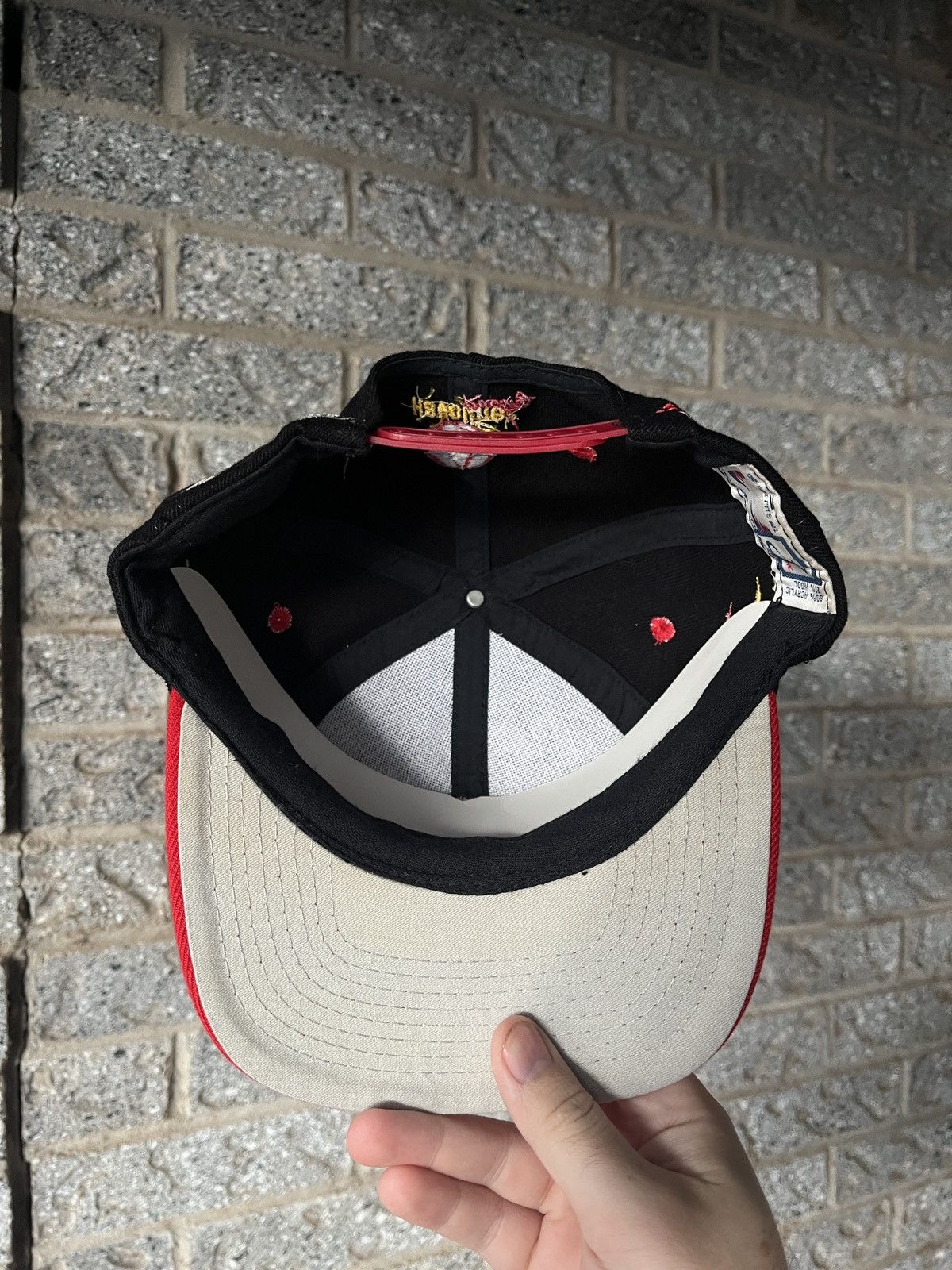 Logo Athletic × Sports Specialties × Vintage Vintage 90’s NASCAR Wool Logo Athletic D Cut SnapBack Hat Size ONE SIZE - 2 Thumbnail