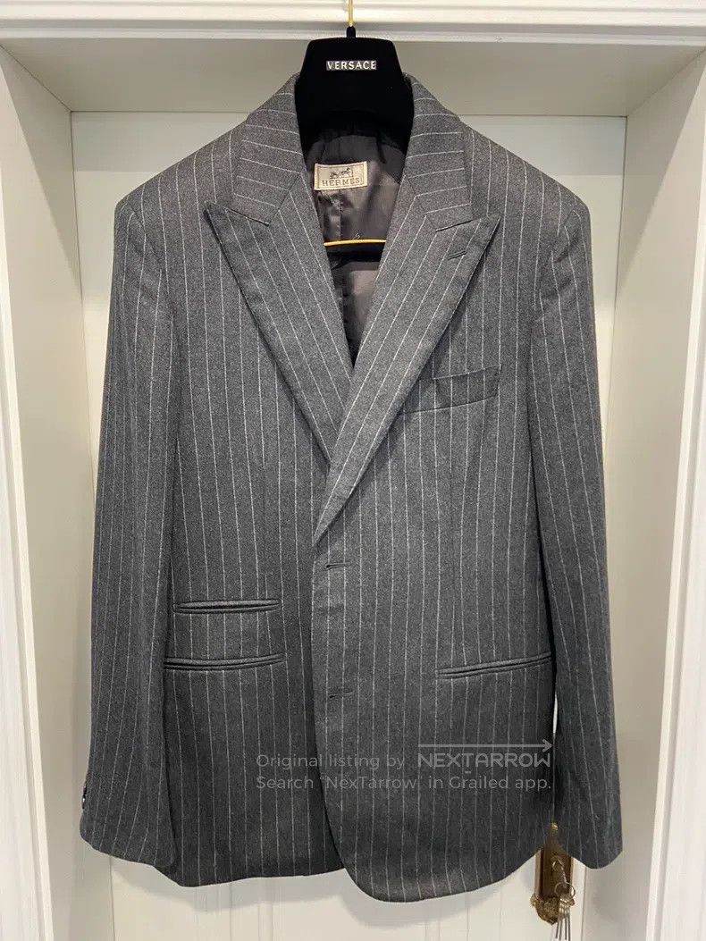 Hermes Hermes Cashmere and mink three-piece suit Size 50R - 2 Thumbnail