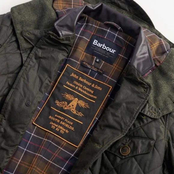Barbour × TO KI TO Barbour x TO KI TO Driving Quilted Waxed Jacket Size US M / EU 48-50 / 2 - 5 Thumbnail
