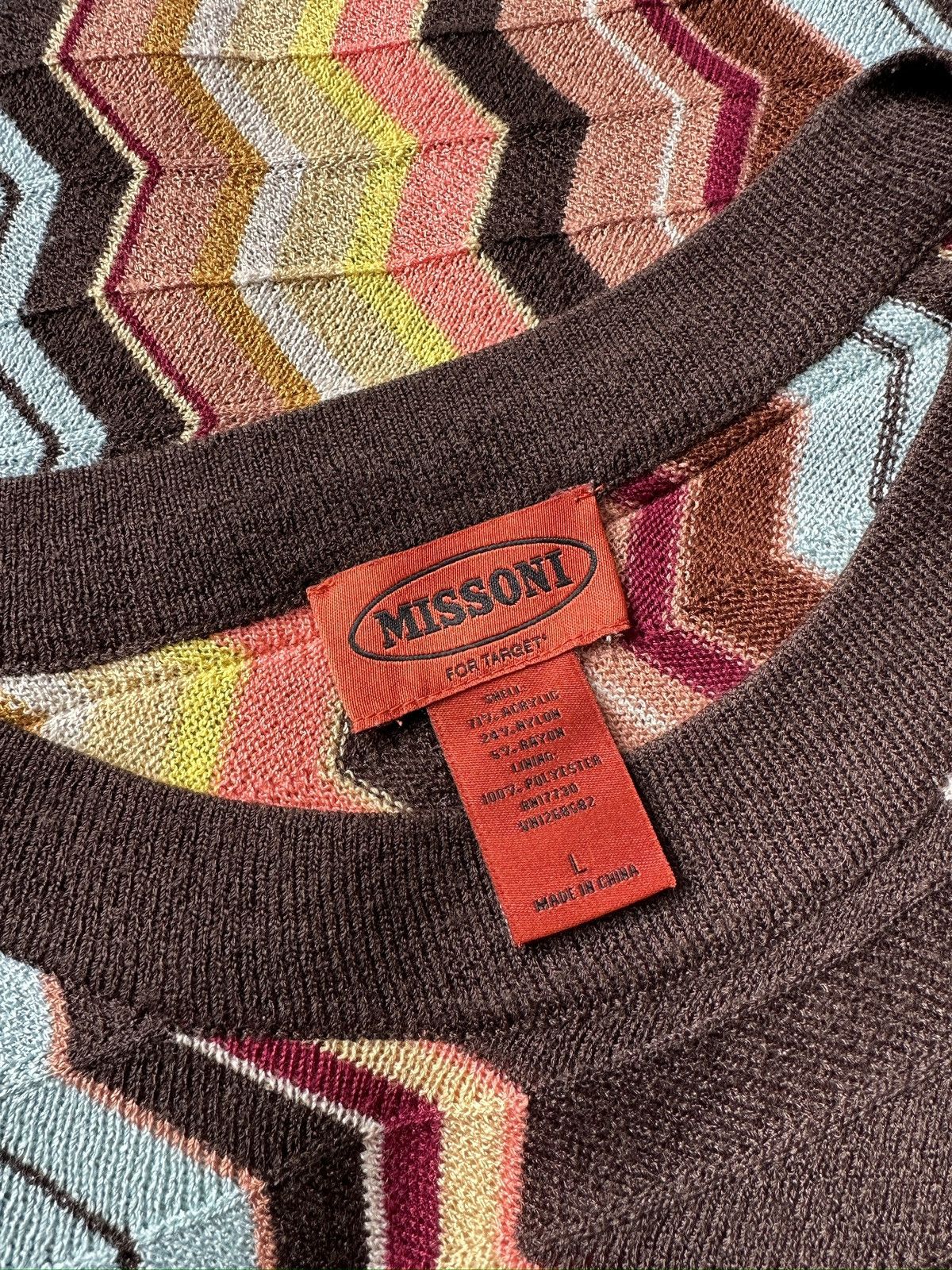 Missoni MISSONI For Target Zigzag Knit Dress Sleeveless Size L / US 10 / IT 46 - 9 Thumbnail