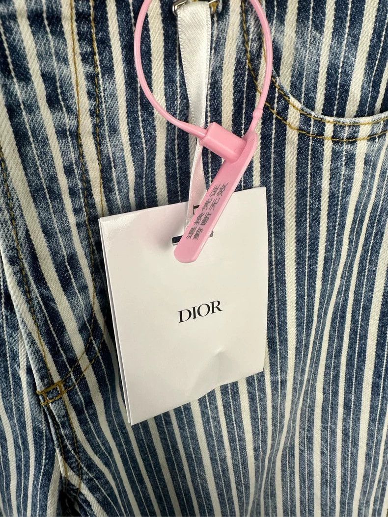 Dior Dior Blue striped casual pants 2504-Nextarrow Size 24" / US 00 / IT 34 - 4 Thumbnail