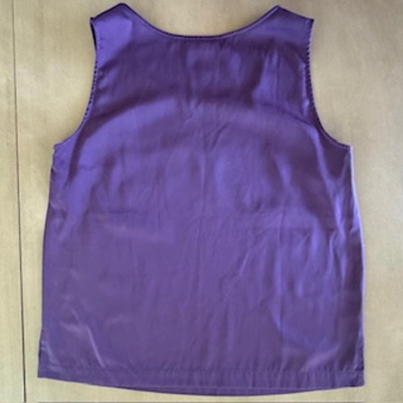 Coldwater Creek Coldwater Creek Size Small Purple Sleeveless Tank Shirt Size S / US 4 / IT 40 - 2 Thumbnail