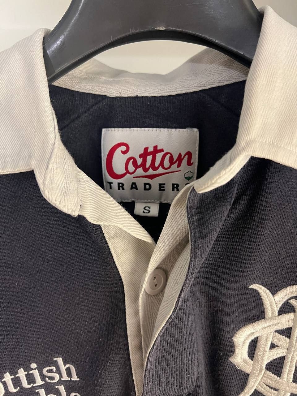 Cotton Traders VINTAGE COTTON TRADERS BARBARIANS ENGLAND RUGBY JERSEY RETRO Size US S / EU 44-46 / 1 - 5 Thumbnail