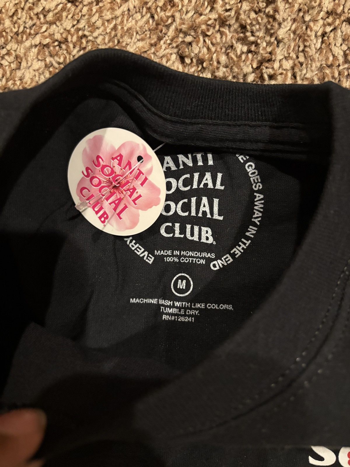 Anti Social Social Club Anti social-social club bunny tee Size US M / EU 48-50 / 2 - 3 Thumbnail