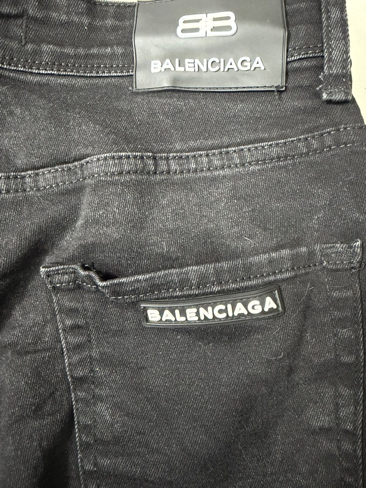 Balenciaga Balenciaga Black Jean Denim Size US 32 / EU 48 - 13 Thumbnail