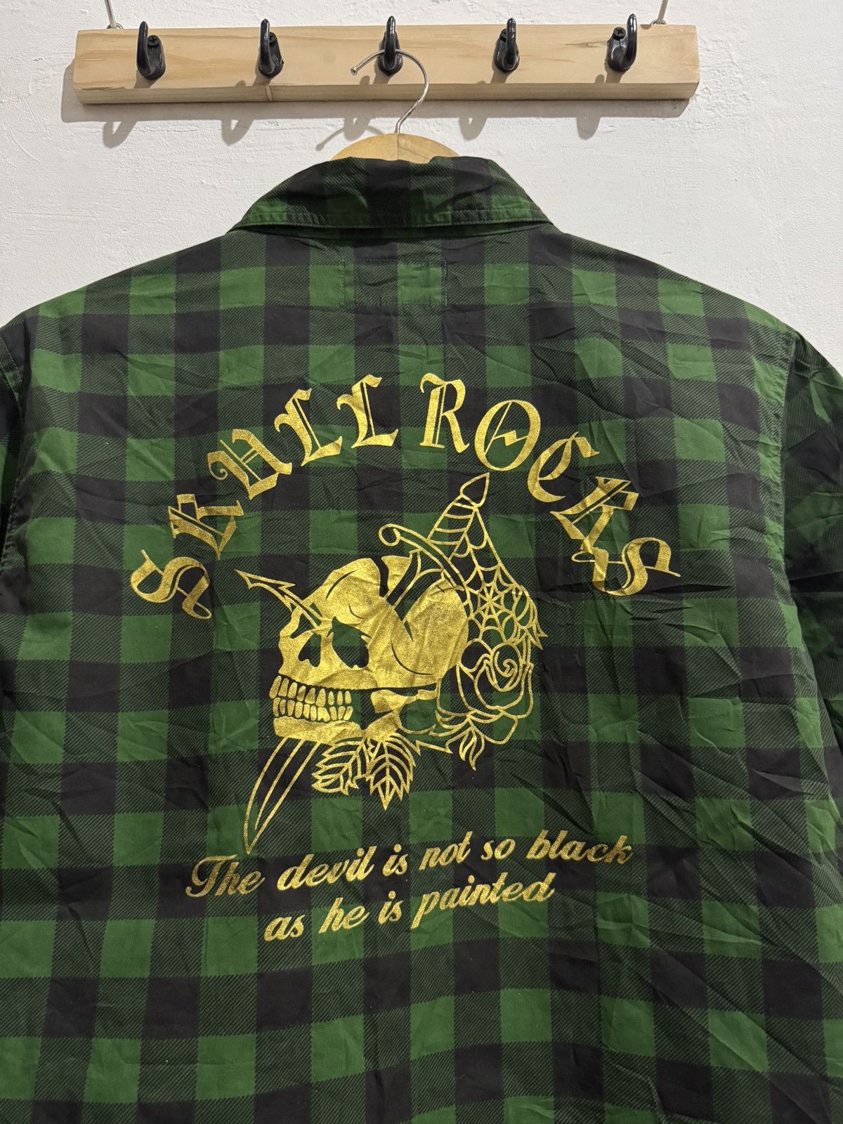 Hysteric Glamour Y2k Center Clease skull rose ifsixwasnine shirt Size US L / EU 52-54 / 3 - 3 Thumbnail