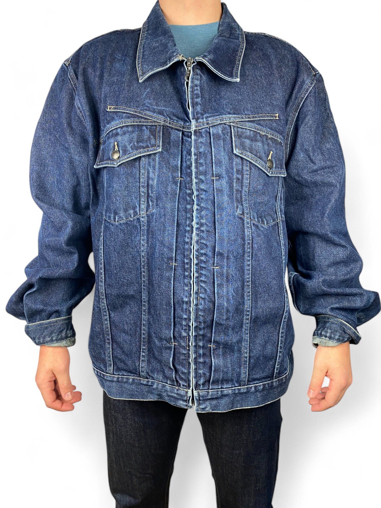 Japanese Brand × Marithe + Francois Girbaud marithe francois girbaud denim jeans jacket oversize vintage Size US XXL / EU 58 / 5 - 4 Thumbnail