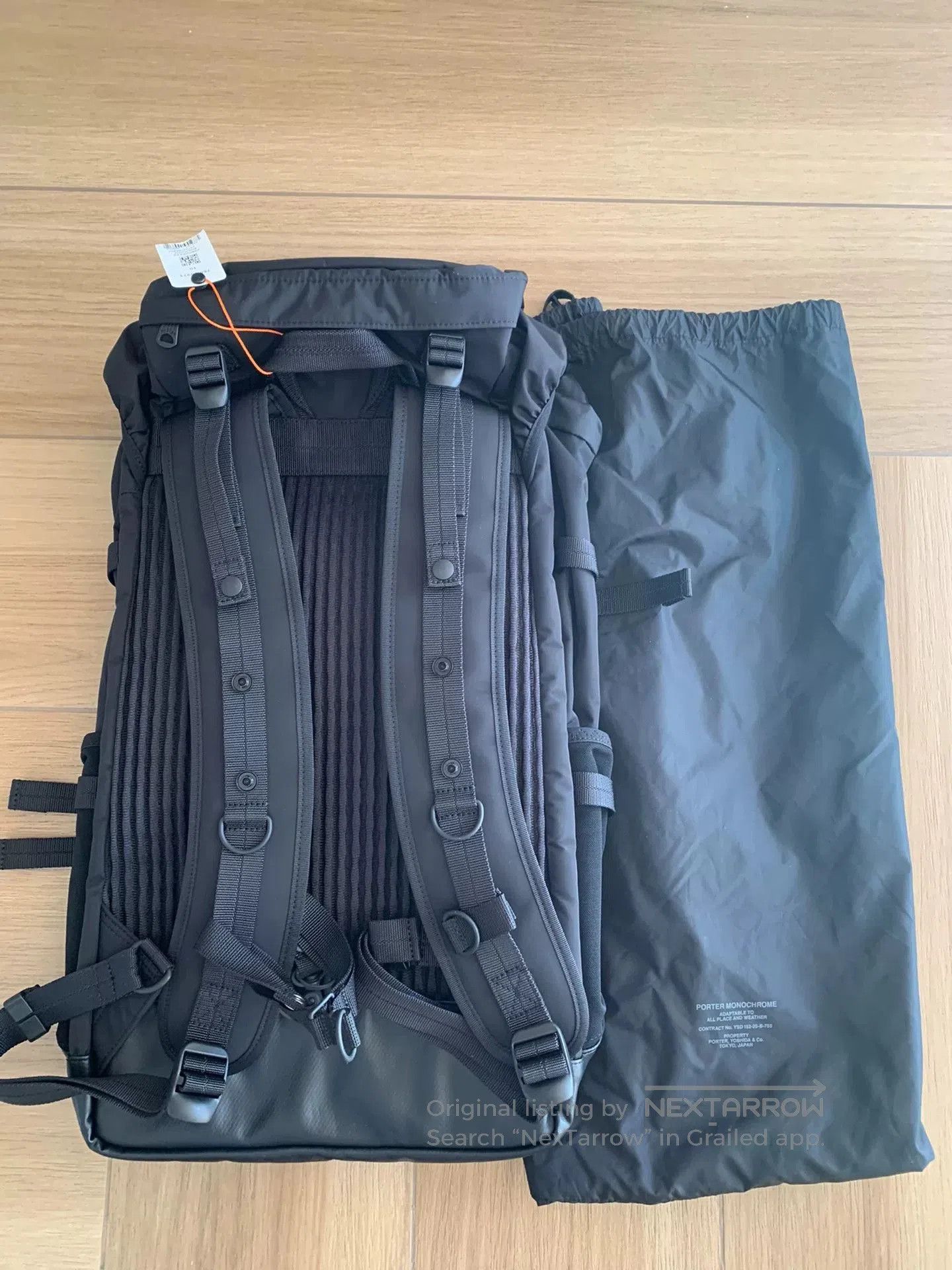 Porter PORTER MONOCHROME Waterproof Backpack. Size ONE SIZE - 2 Thumbnail