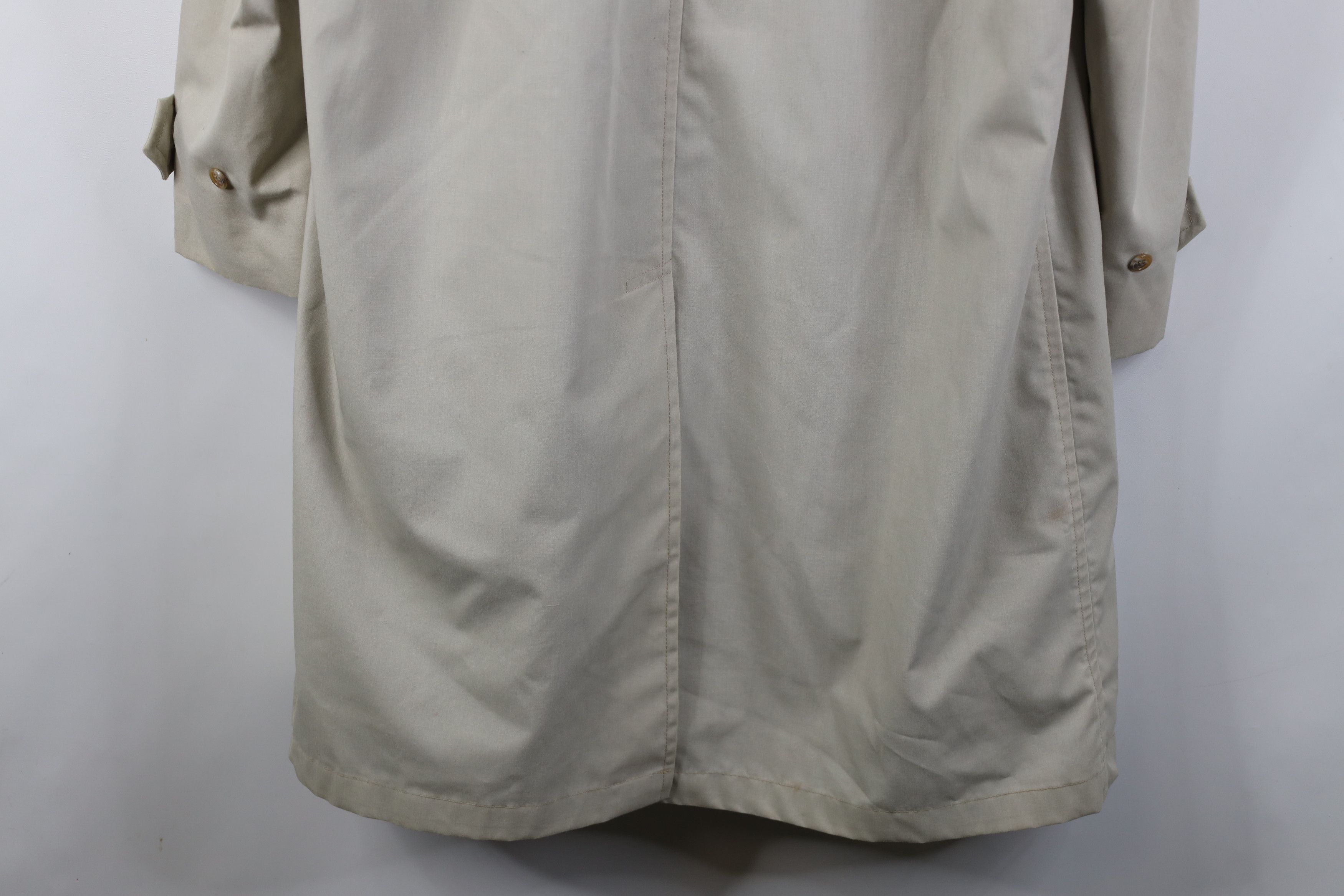 Vintage Vintage 50s Streetwear Button Trench Coat Rain Jacket USA Size US XXL / EU 58 / 5 - 18 Thumbnail
