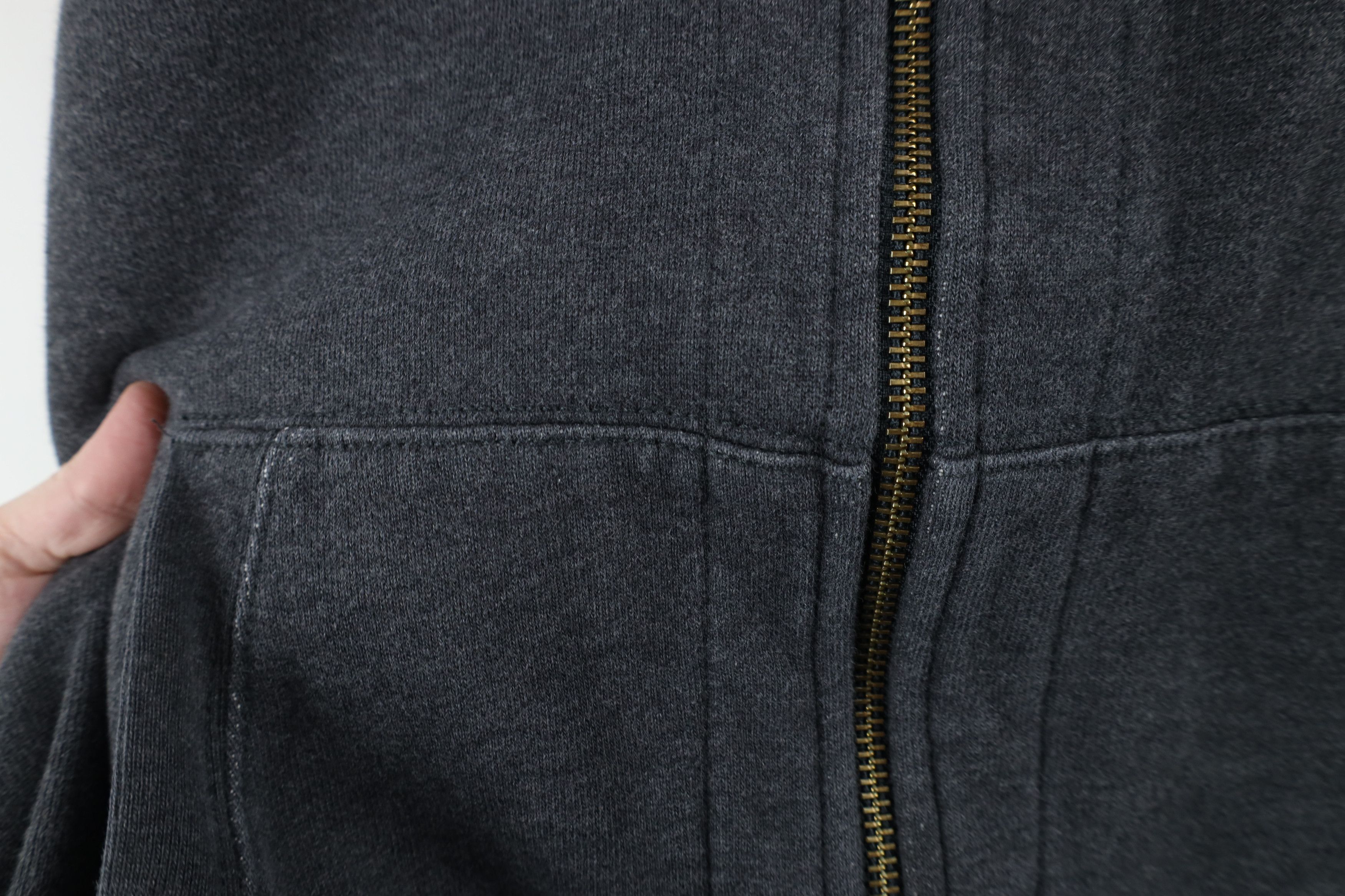 Ralph Lauren × Vintage Vintage 90s Ralph Lauren Heavyweight Zip Hoodie Sweatshirt Size US XXL / EU 58 / 5 - 5 Thumbnail