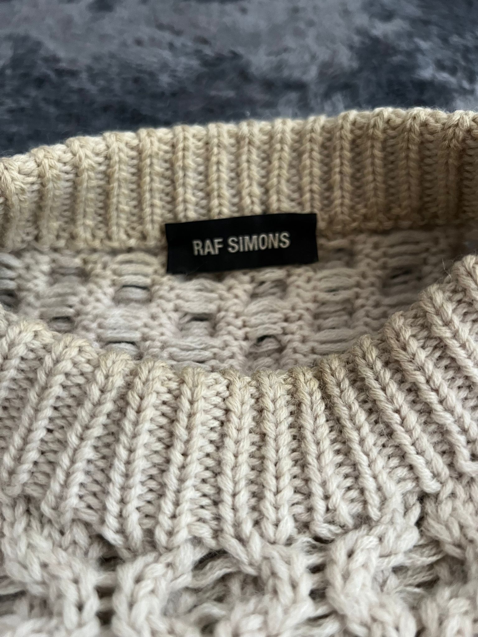 Raf Simons AW2018 Argyle Sweater Size US S / EU 44-46 / 1 - 7 Thumbnail