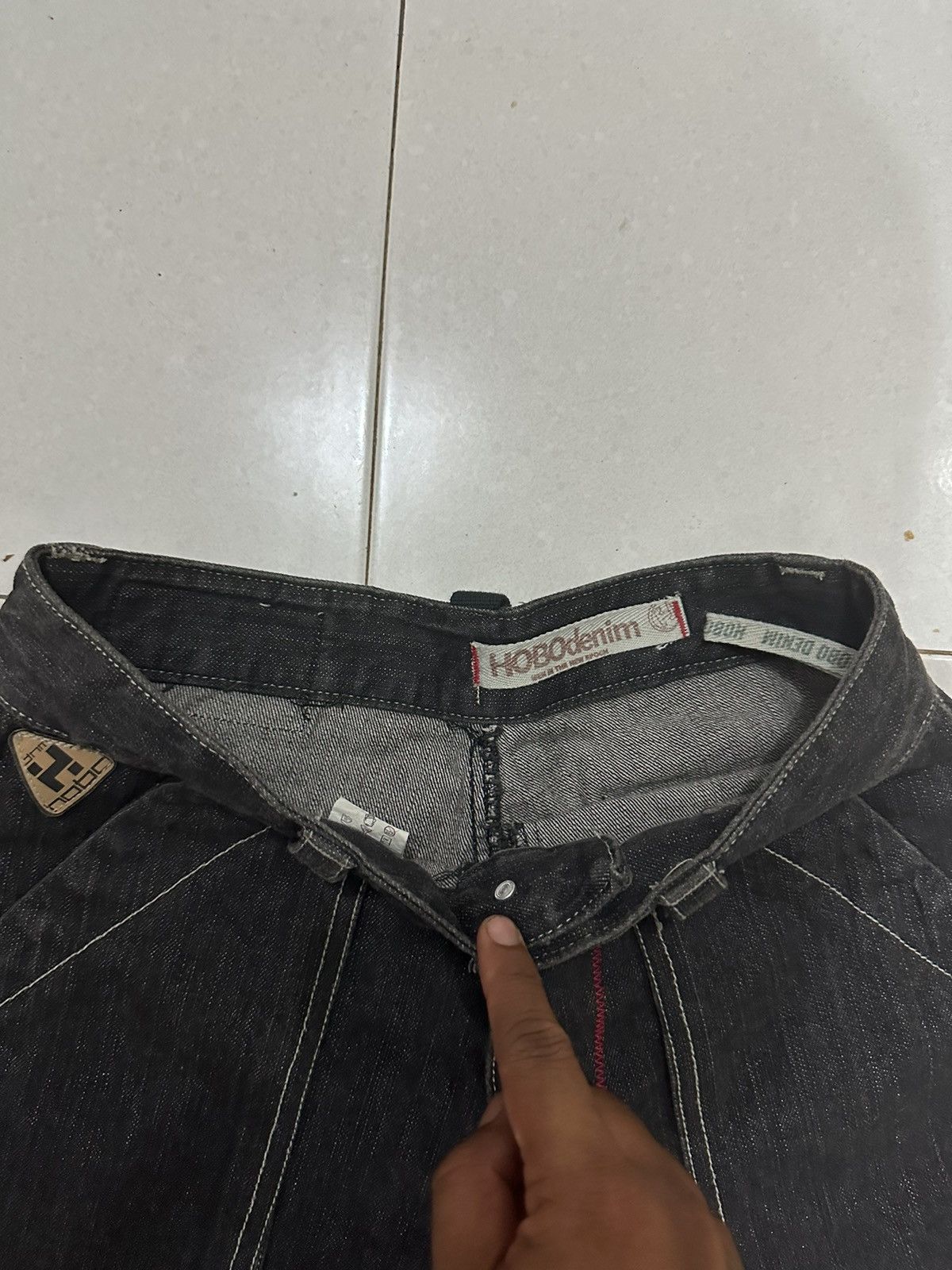 Japanese Brand VTG BOGO Denim Cargo Pants size Size US 30 / EU 46 - 6 Thumbnail