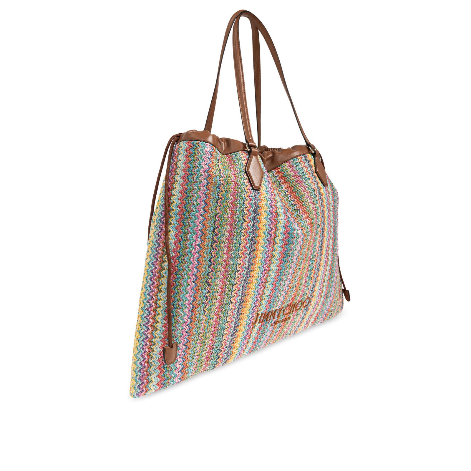 Jimmy Choo JIMMY CHOO Drawstring Large Tan Tote Bag New Size ONE SIZE - 3 Thumbnail