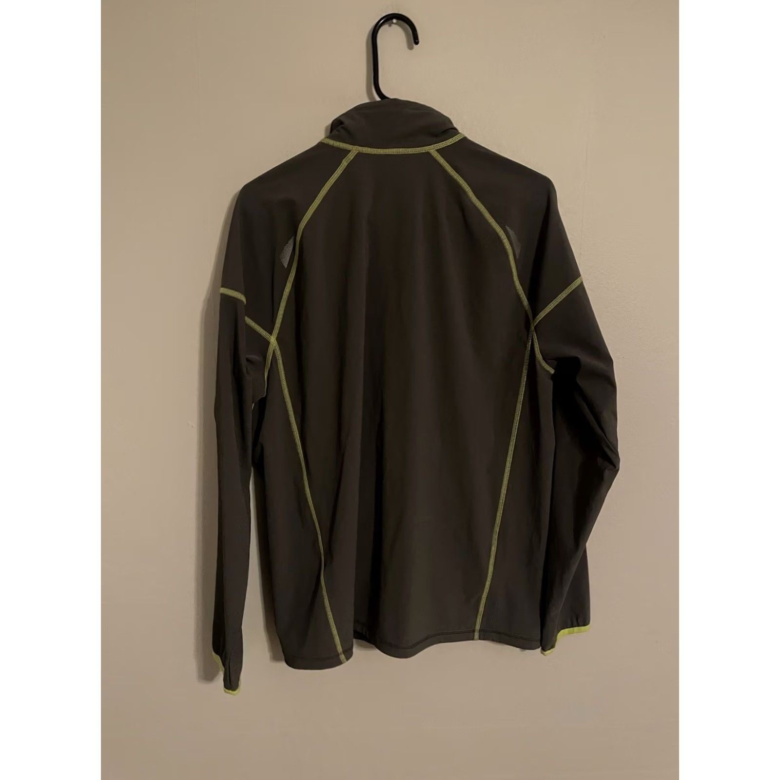 Eddie Bauer Eddie Bauer Gray Lime Green Full Zip Athletic Soft Shell Jacket Men's Medium Size US M / EU 48-50 / 2 - 4 Thumbnail