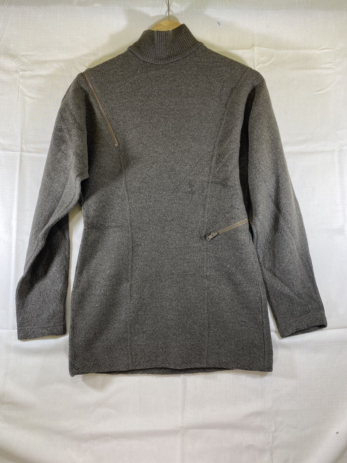 Issey Miyake archive turtle knit around zip Size US M / EU 48-50 / 2 - 4 Thumbnail
