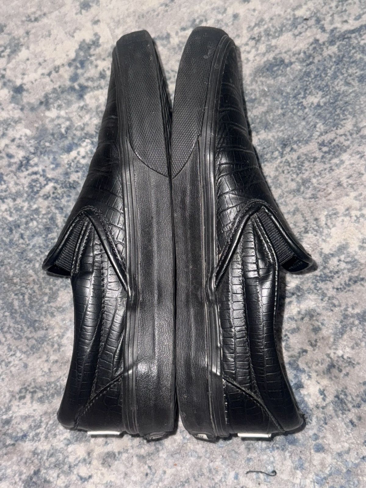 Opening Ceremony All Black Opening Ceremony x Vans Leather Slip-On Size US 6 / EU 39 - 6 Thumbnail