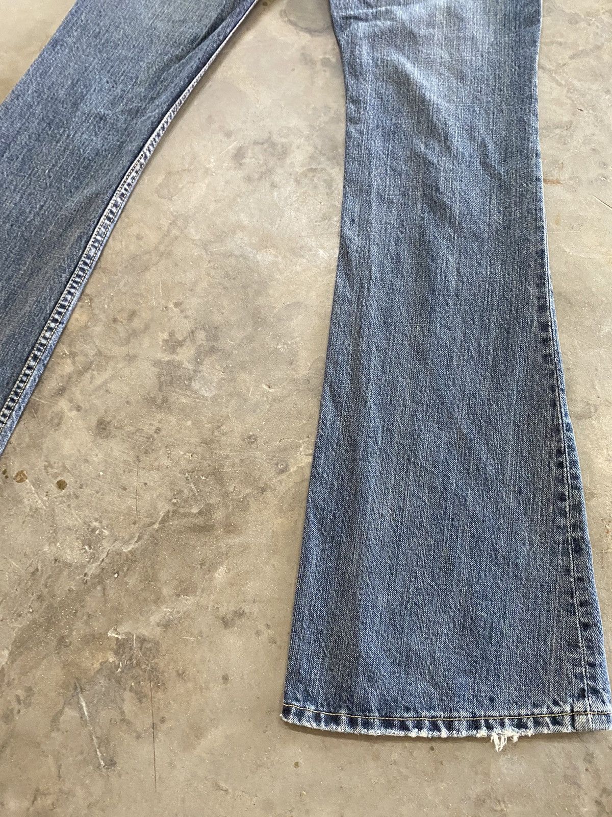Hysteric Glamour × Japanese Brand × Le Grande Bleu (L.G.B.) Flare Jeans Japanese Oririn Jeans Distressed Boot Cut Size 26" / US 2 / IT 38 - 16 Thumbnail