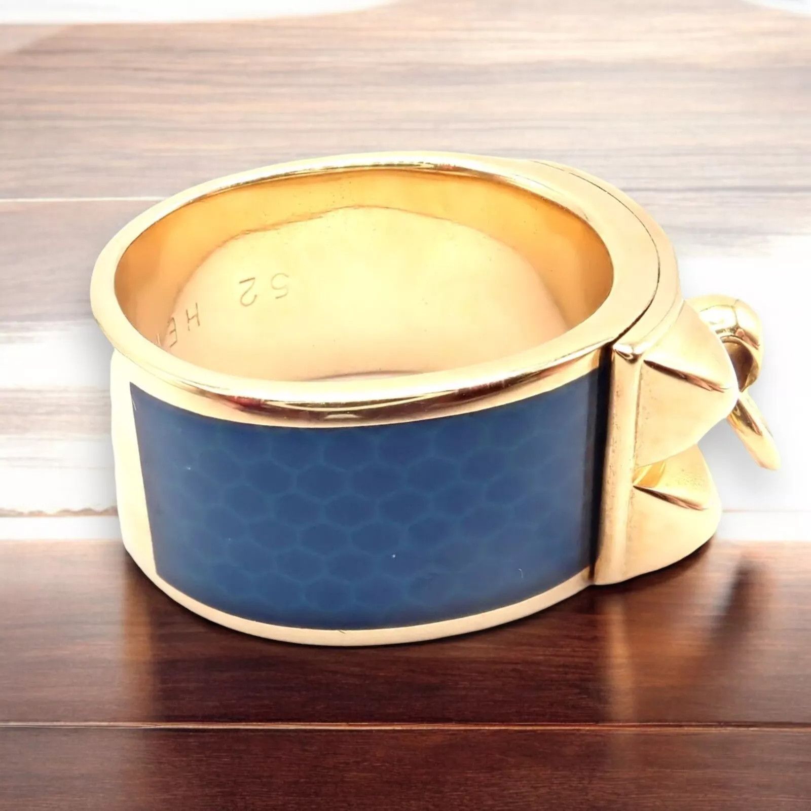 Hermes Hermes Collier de Chien 18K Enamel Band Ring Size 6 Size ONE SIZE - 2 Thumbnail