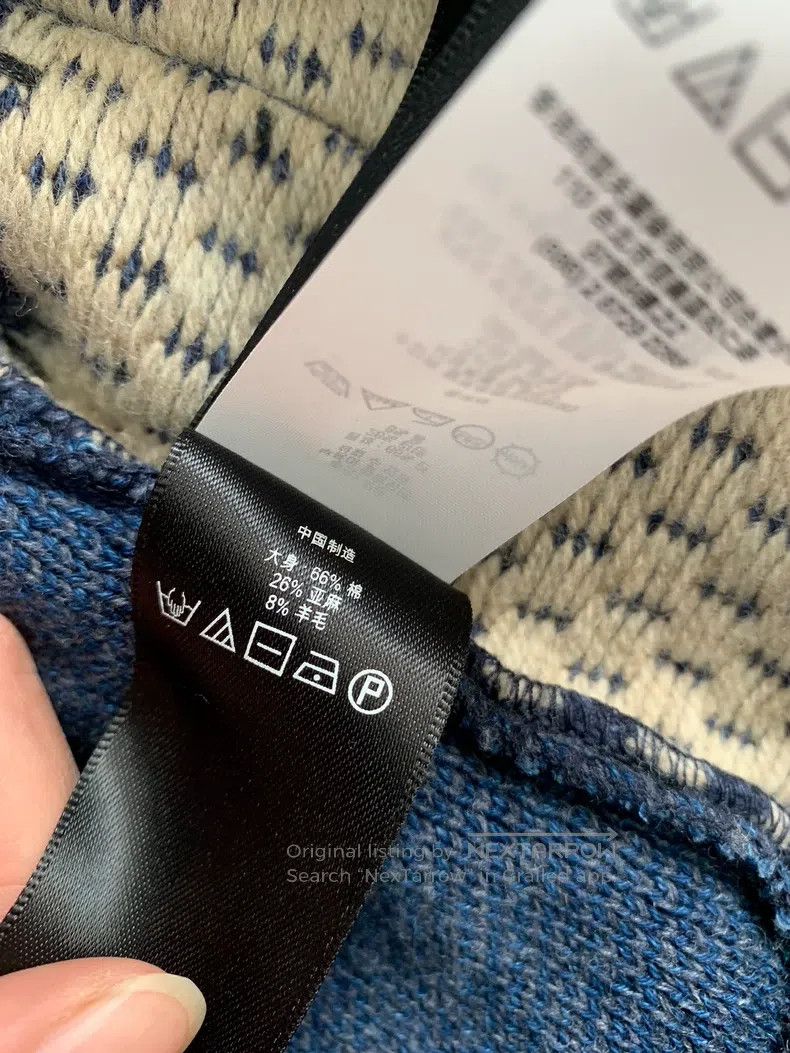 RRL Ralph Lauren RRL Ralph Lauren Indigo hundred fabric wool-mixed thick co Size US S / EU 44-46 / 1 - 9 Thumbnail