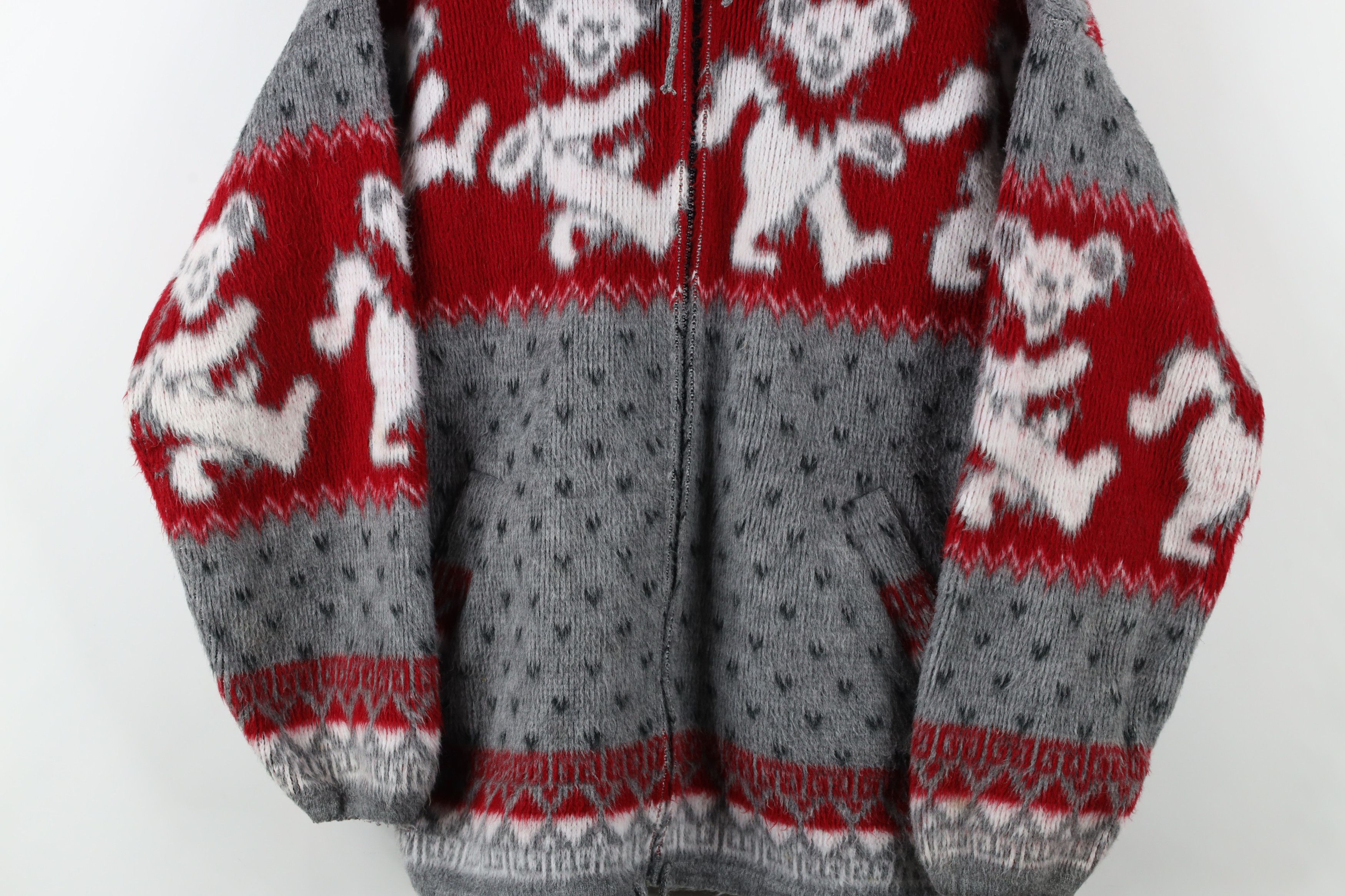 Vintage Vintage Y2K Grateful Bear All Over Print Band Fleece Hoodie Size US M / EU 48-50 / 2 - 3 Thumbnail
