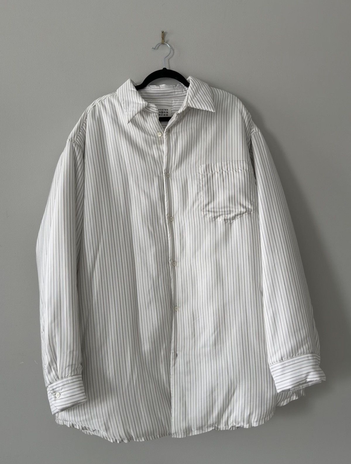 Maison Margiela Maison Margiela Oversized Striped Jacket / Shirt Size US XS / EU 42 / 0 - 1 Thumbnail