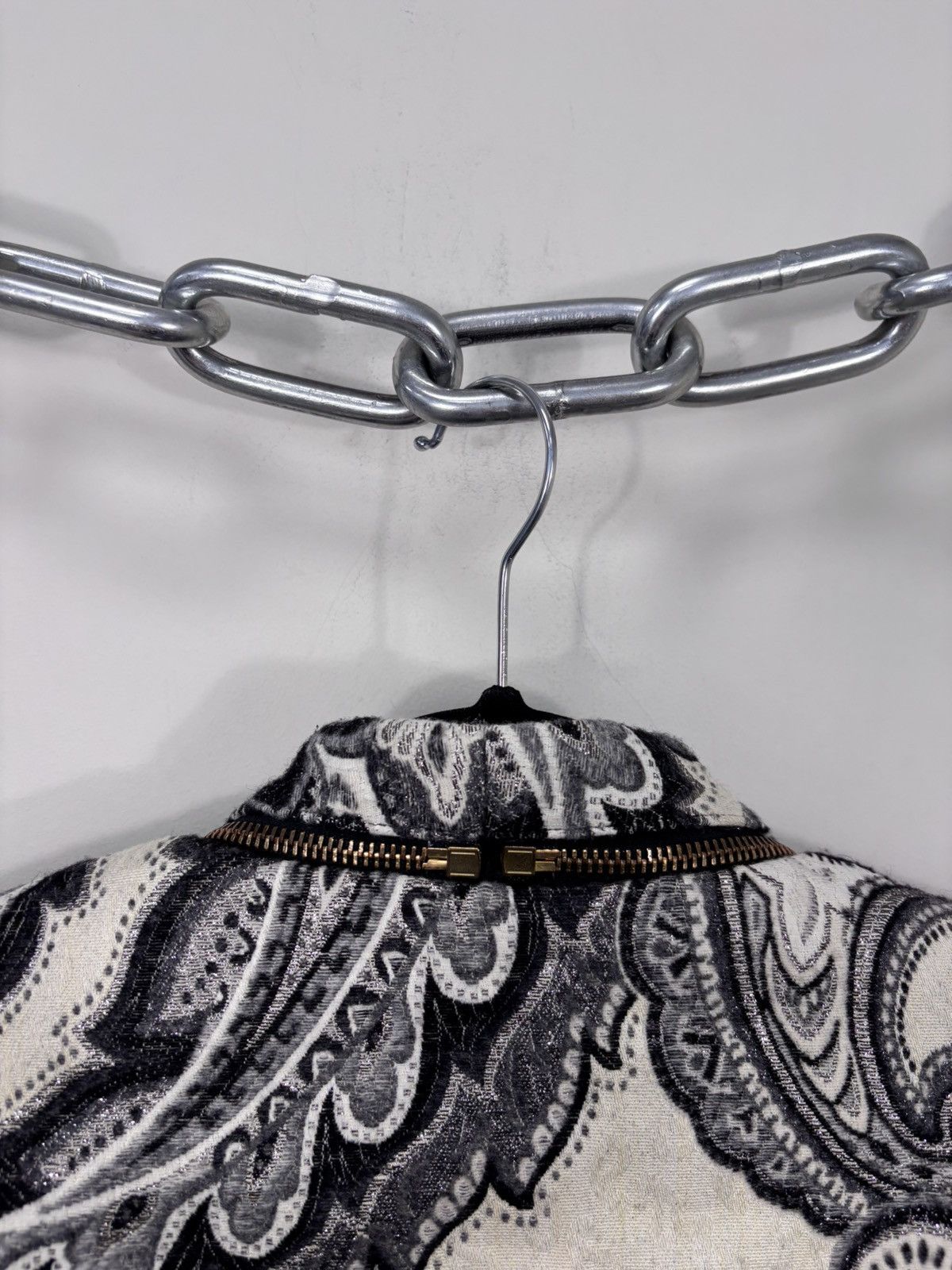 Just Cavalli Just Cavalli Women’s Baroque Print Wool Blend Jacket Size L / US 10 / IT 46 - 23 Thumbnail