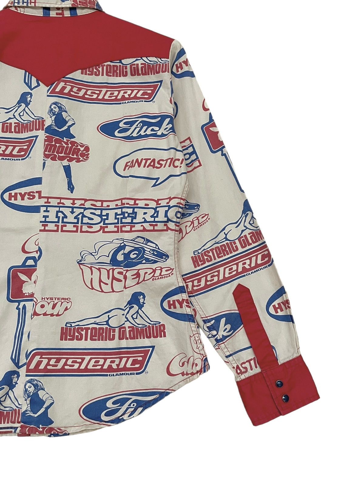 Hysteric Glamour × Japanese Brand Vintage Brand Hysteric Glamour Fullprint Shirt 1990s Size US M / EU 48-50 / 2 - 6 Thumbnail