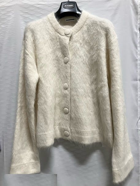 Jil Sander o1loc1c1124 Cardigan in White Size S / US 4 / IT 40 - 1 Preview