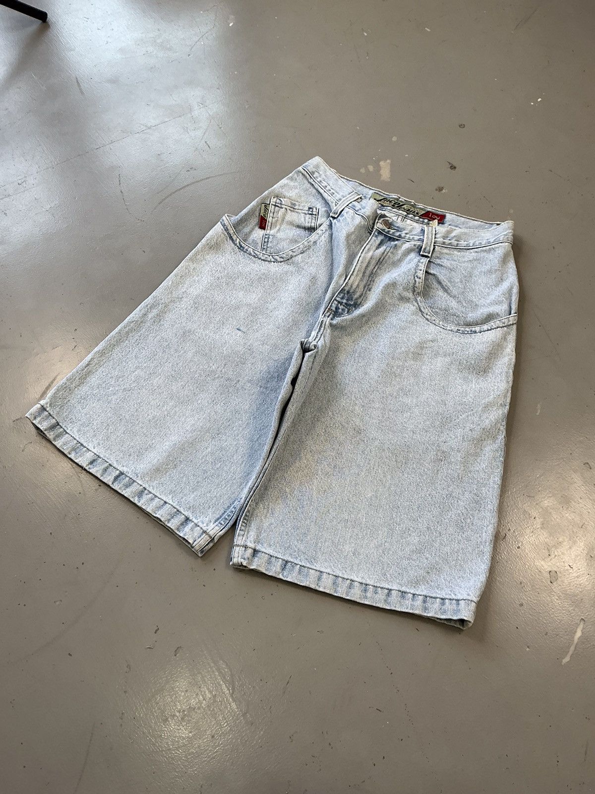 Vintage Vintage Jnco SpellOut embroidered big pocket denim jort Size US 32 / EU 48 - 3 Thumbnail