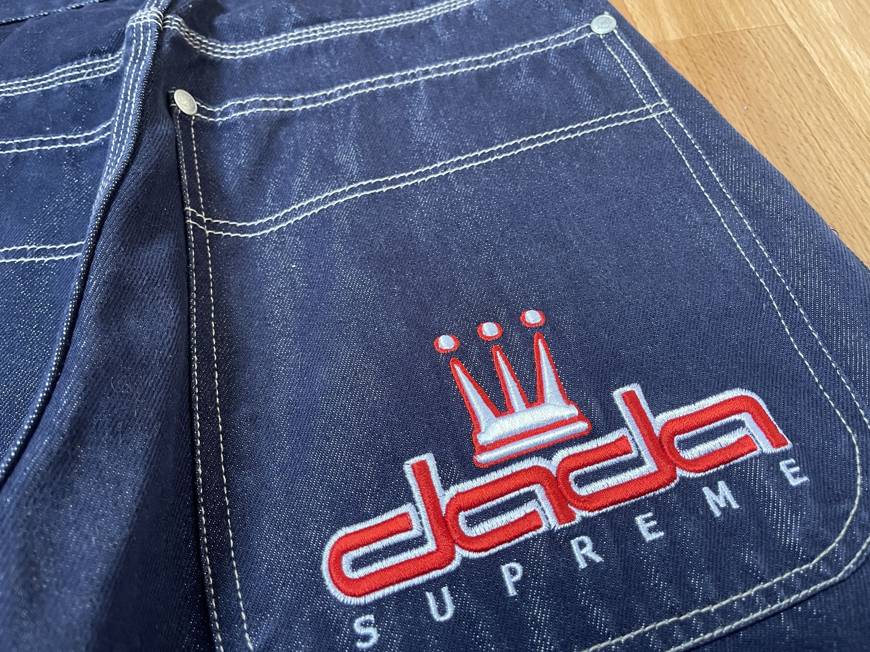 Damani Dada Damani Dada jeans, vintage baggy jeans, 90s hip hop size 26 Size US 26 / EU 42 - 4 Thumbnail