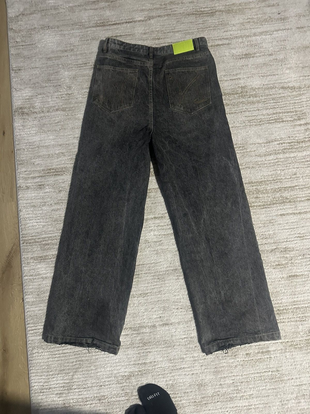 Other Black Nociety Baggy Denim Jeans Size US 30 / EU 46 - 2 Thumbnail