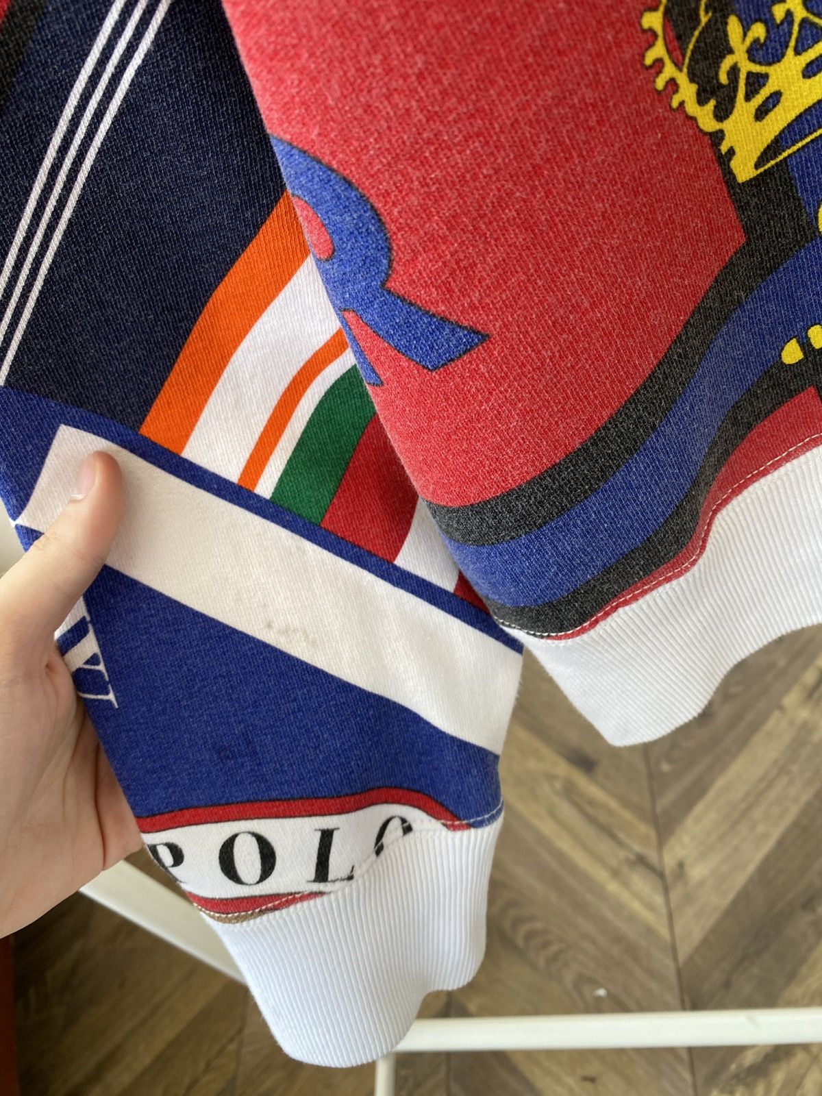 Polo Ralph Lauren Vintage Polo Ralph Lauren Multicoloured Printed Sweatshirt Size US M / EU 48-50 / 2 - 8 Thumbnail