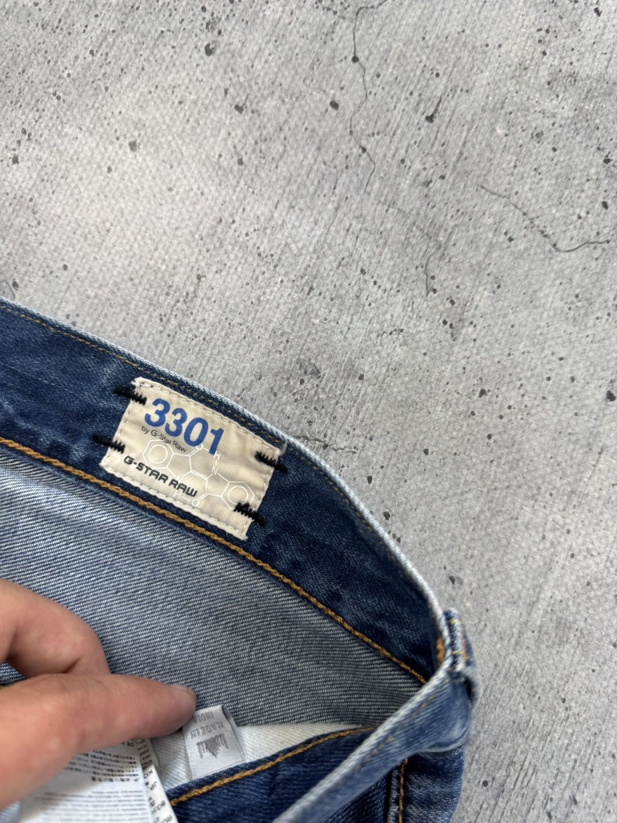 G-Star Rare Vintage G-Star Raw Denim Flared Jeans Y2K Size US 30 / EU 46 - 9 Thumbnail