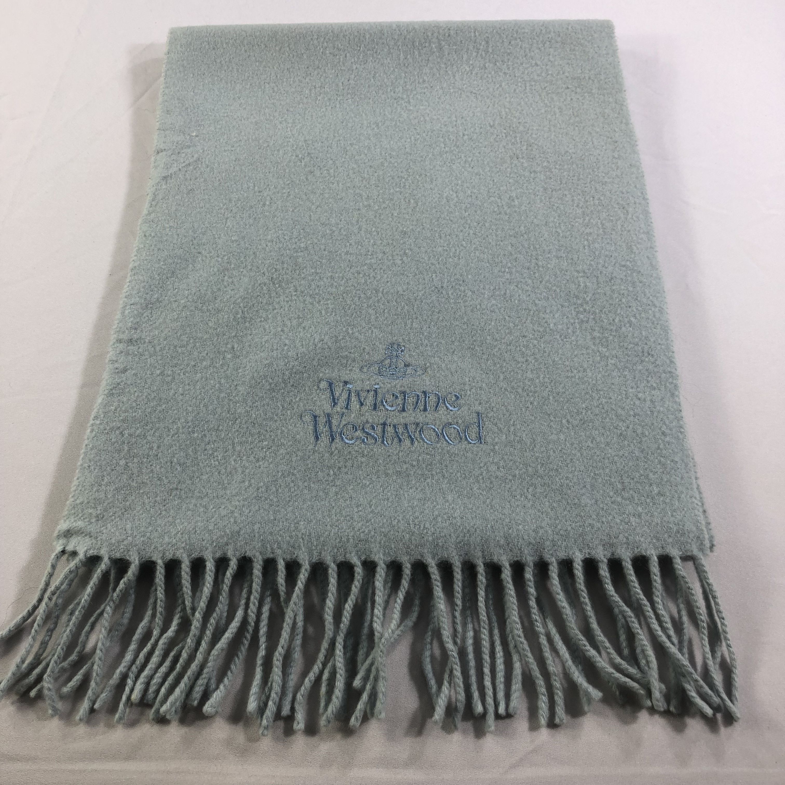 Vivienne Westwood Vivienne Westwood Plain Wool Scarf Muffler V1556 Size ONE SIZE - 3 Thumbnail