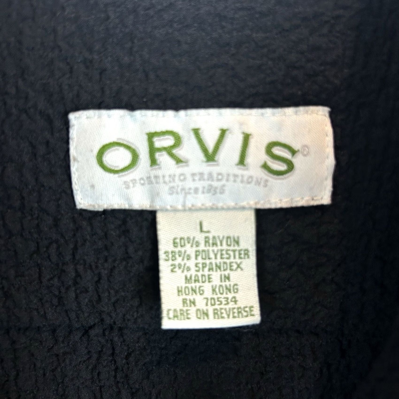 Orvis Orvis Jacket Womens L Black Lightweight Full Zip Textile Rayon Blend Cinch Textured Basic Jacket Women L Black Size L / US 10 / IT 46 - 3 Thumbnail