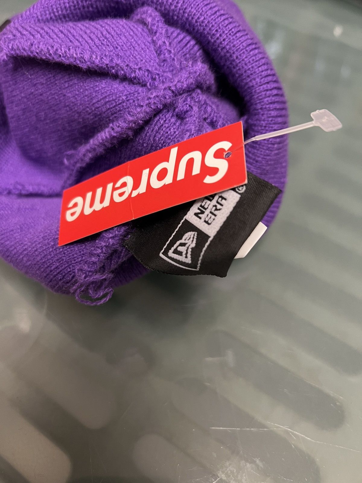 Supreme FW16 SUPREME NEW ERA BOX LOGO BEANIE PURPLE 2016 Size ONE SIZE - 6 Thumbnail