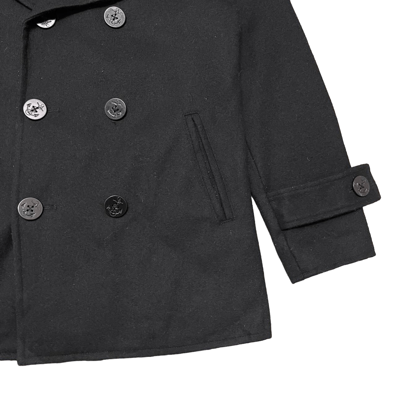 Alpha Industries Vintage Alpha Industries Wool Coat Double Breasted Size US M / EU 48-50 / 2 - 4 Thumbnail
