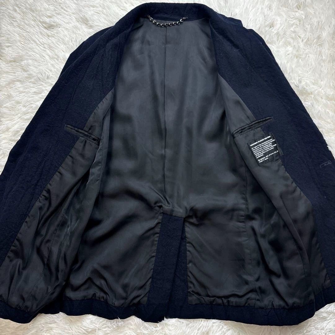 Julius Julius 7 Navy Wool Blend Vintage Workwear Blazer Size 42S - 5 Thumbnail