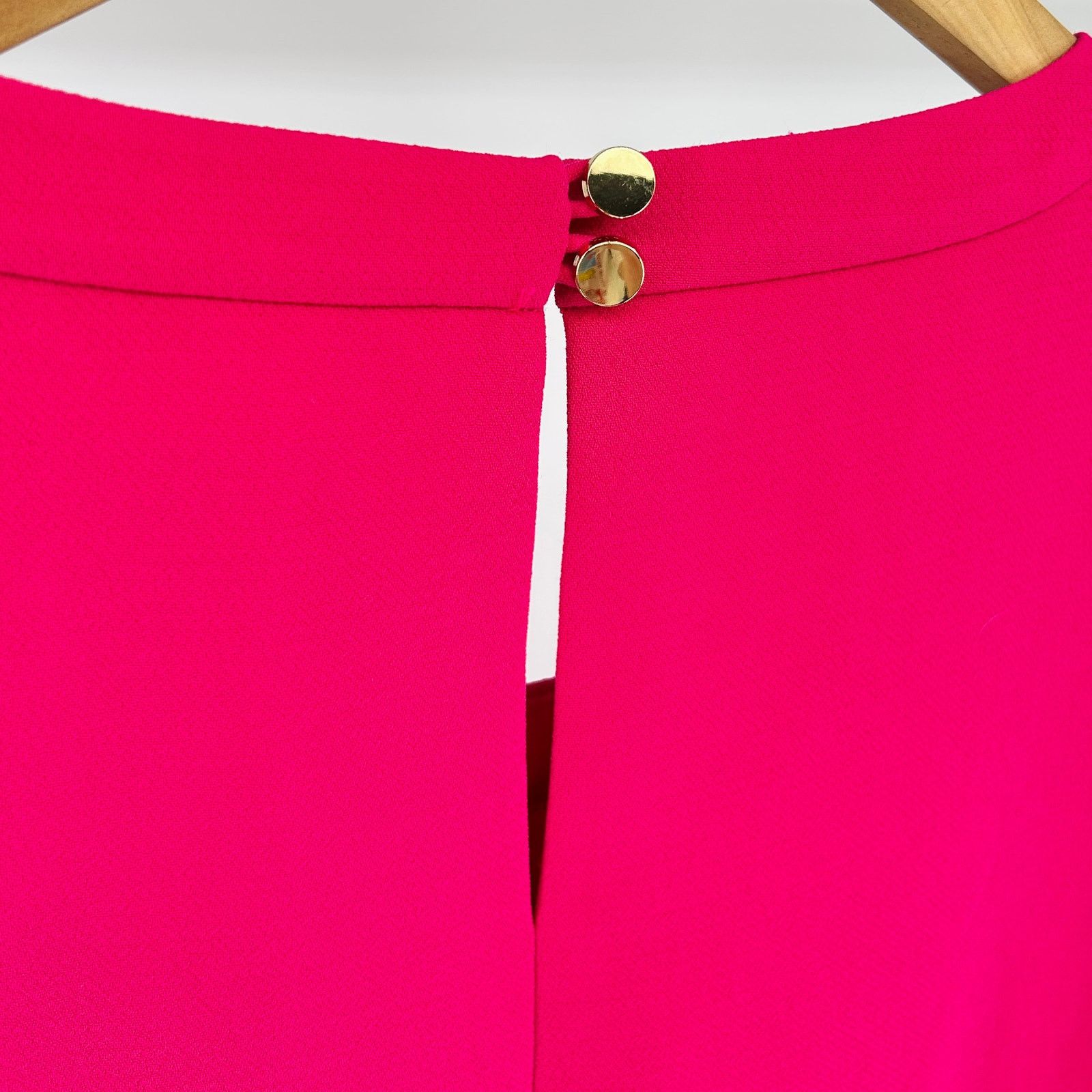 Kate Spade Kate Spade Hot Pink Scalloped Tiered Shift Dress Size XL / US 12-14 / IT 48-50 - 4 Thumbnail