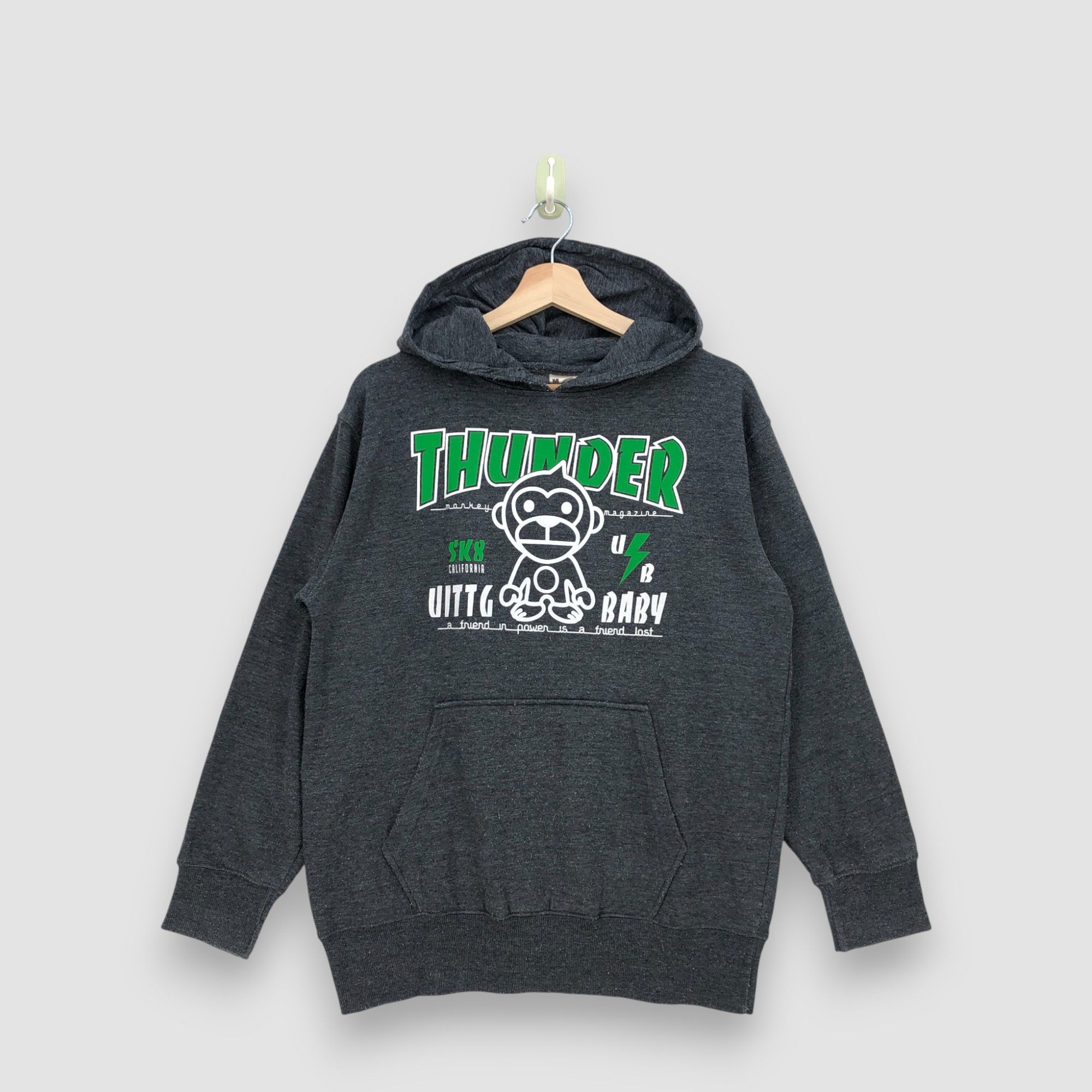 Japanese Brand 💥Vintage💥 Sweatshirt Hoodie UITTG BABY Pullover Size US M / EU 48-50 / 2 - 2 Thumbnail