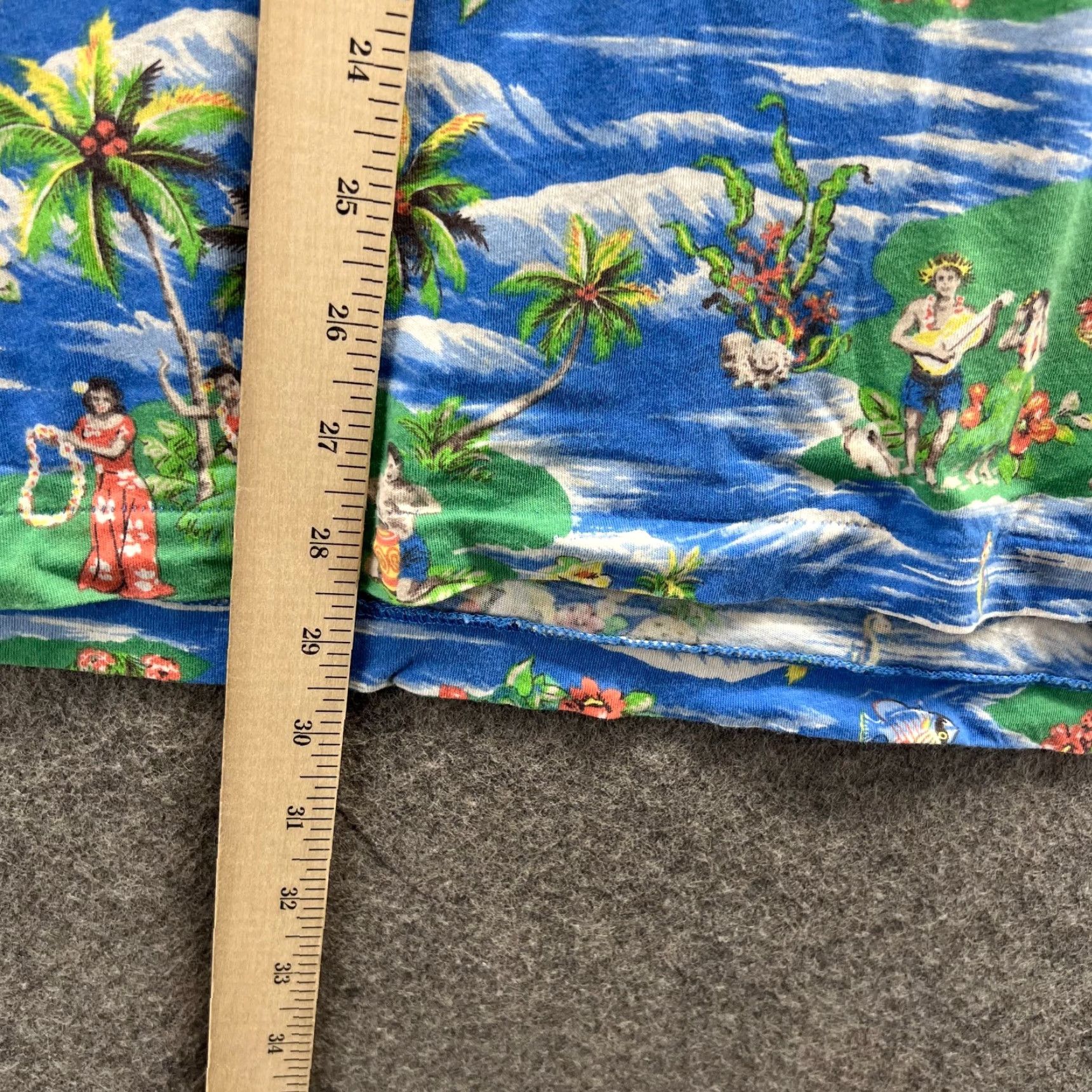 Polo Ralph Lauren Polo Ralph Lauren Polo Shirt Men L Blue Green Hawaiian Floral AOP, Short Sleeve, Button, Logo, 44 Chest, Regular Fit, Vintage No Size US L / EU 52-54 / 3 - 4 Thumbnail
