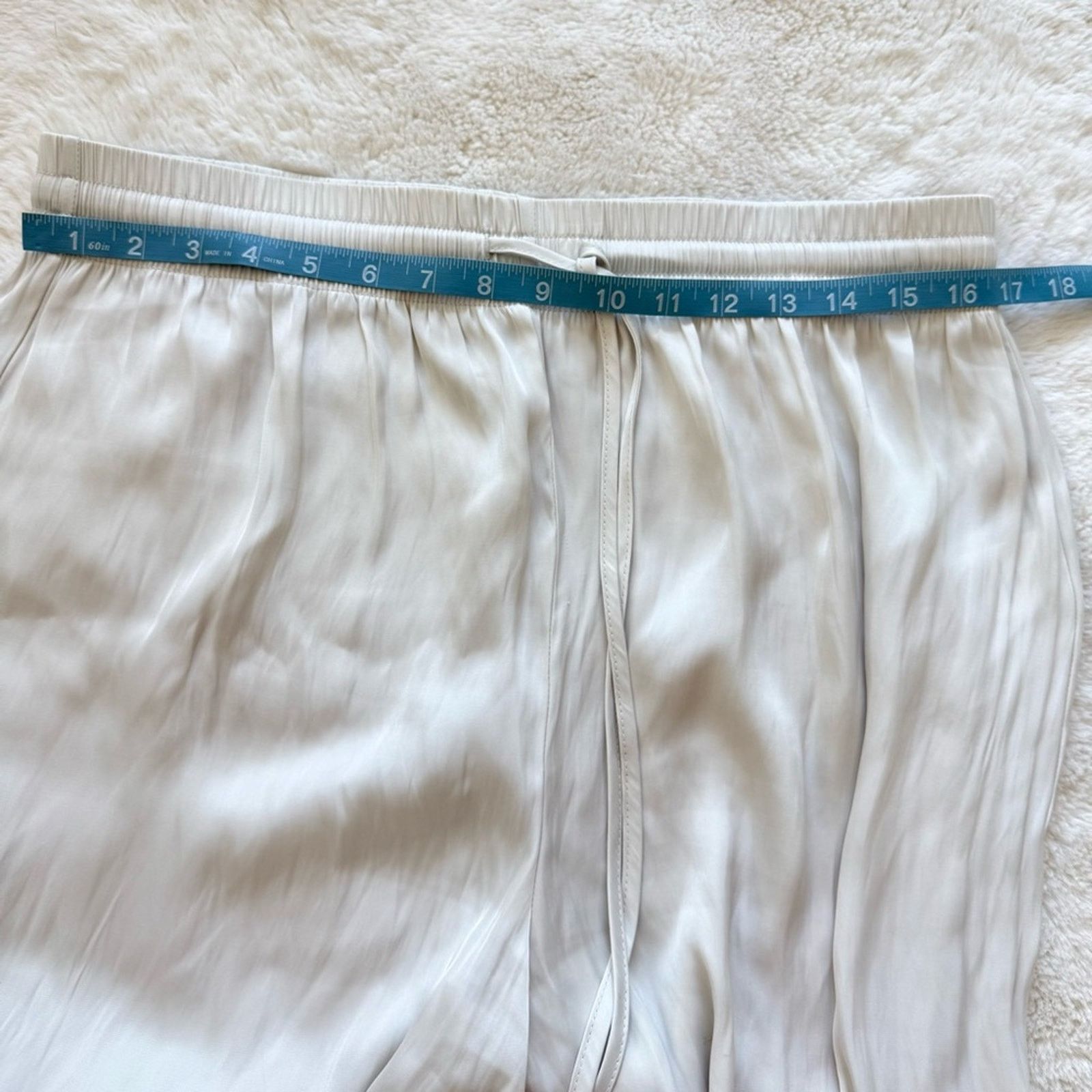 Rachel Zoe Rachel Zoe women wide leg light grey pants size L Size 32" / US 10 / IT 46 - 4 Thumbnail
