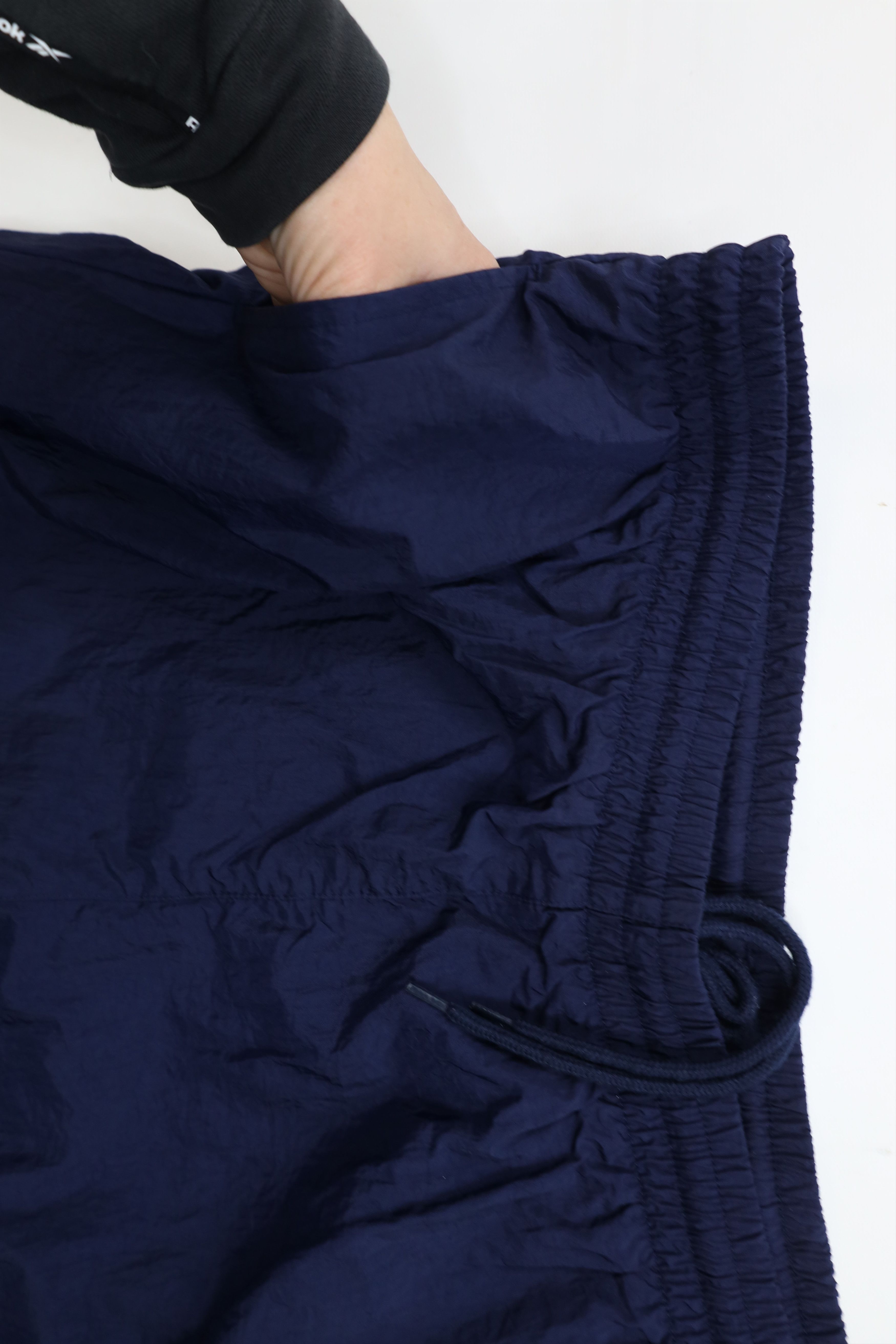 Adidas × Vintage Vintage 90s Adidas Lined Windbreaker Joggers Pants Navy Blue Size US 38 / EU 54 - 7 Thumbnail