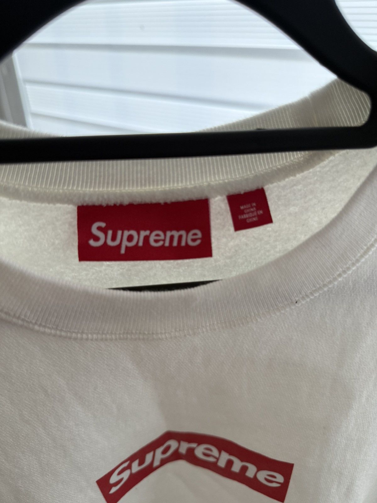Supreme Supreme washed Box logo crewneck Size US L / EU 52-54 / 3 - 4 Thumbnail